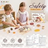 Airlab Wooden Food for Play Kitchen Full English Breakfast Fry Up Toy Set view 7