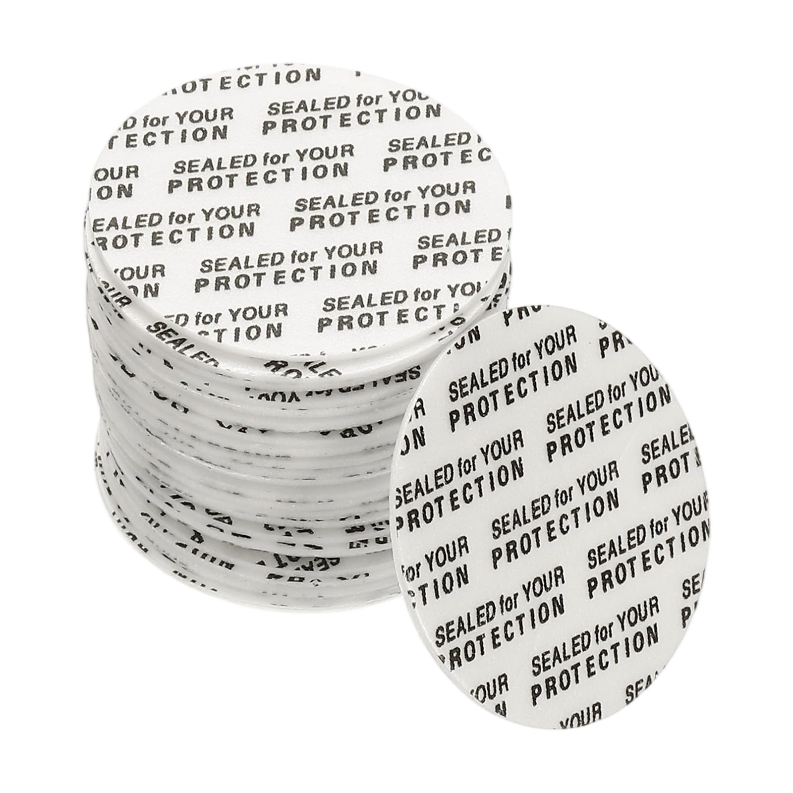 PATIKIL 110Pack Foam Lid Liner, 32mm/1.26" PS Foam Resistant Tamper Pressure Sensitive Seal for Bottle Cap Liners Seals