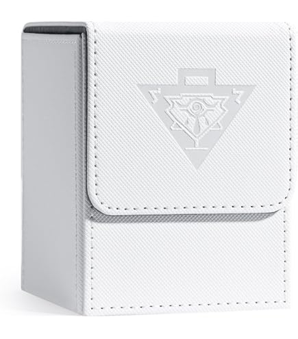 Amazon.com: Konami Yugioh Card Game Storage Red Dual Double Deck Box  (Version #3