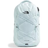 THE NORTH FACE Women's Jester Laptop Backpack, Ice Bl/Blk, OS | 22L Everyday Work &amp; Travel Bag, Padded Laptop &amp; Tablet Sleeves, Easy Organization, Front Bungee Storage, 2 Bottle Pockets