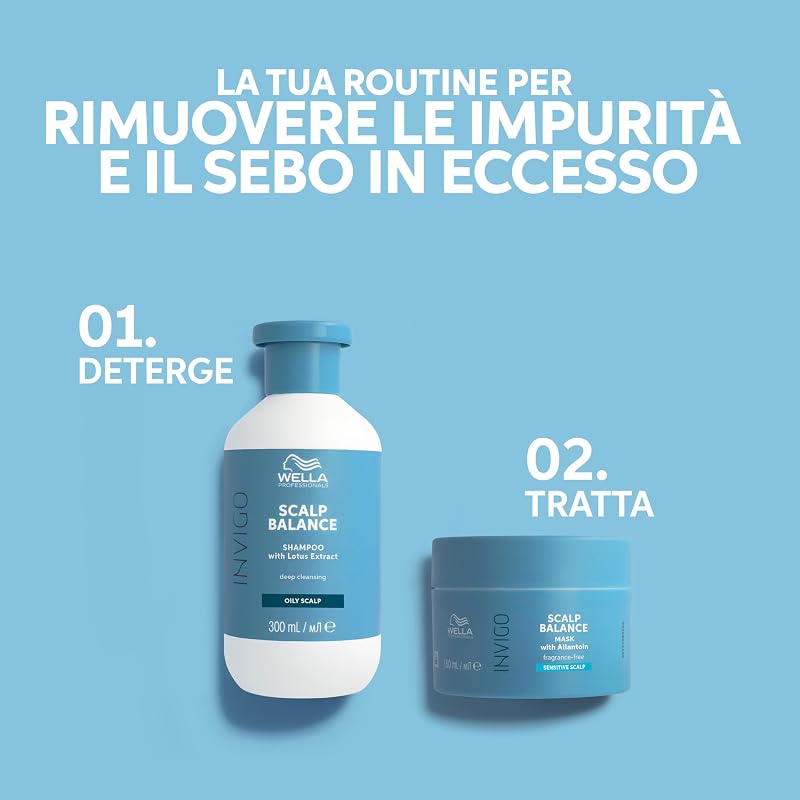 INVIGO SCALP BALANCE Deep Cleansing Shampoo- per capelli rivitalizzati 1000ml