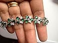 Ice Cube Coupe De Princesse Multicolore Cz 18K Or Blanc Plaqué Bracelet