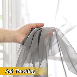 OVZMEGrey Sheer Window Scarf Vanlance Extra