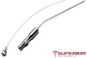 SUPERIOR INSTRUMENTS Dental Frazier Tube No. 6 Suction Aspirator 2mm Diagnostic 7.6" Stainless Steel Instruments