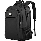 Large Travel Laptop Backpack, Business Anti Theft Slim Sturdy18Inch Laptop Backpack