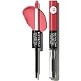 Revlon Liquid Lipstick with Clear Lip Gloss, ColorStay Overtime Lipcolor, Dual Ended with Vitamin E, 020 Constantly Coral, 0.07 Fl Oz