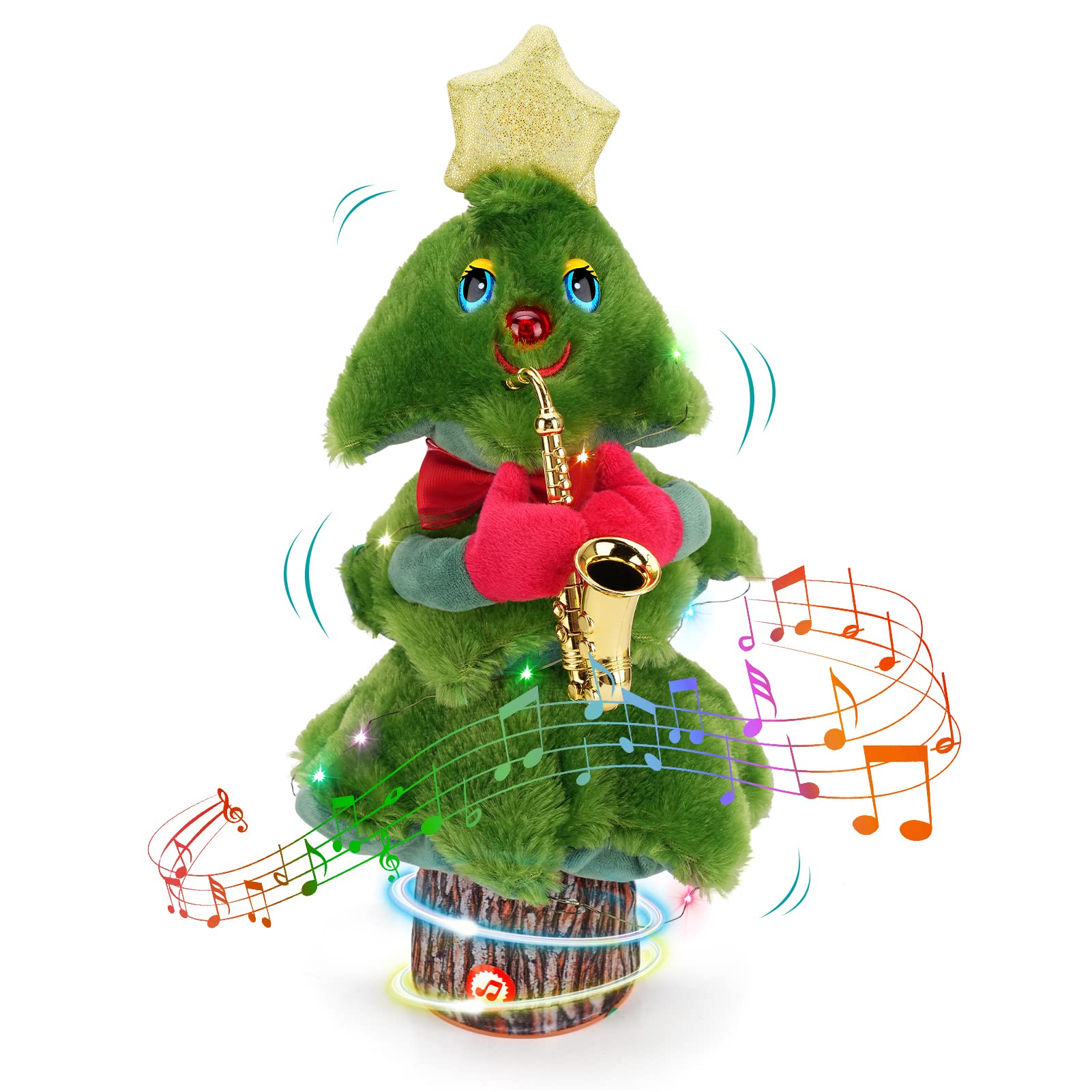30cm dancing christmas tree