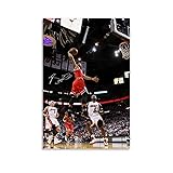 JUNXITING Derrick Rose Poster Basketball Player