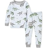 Burt's Bees Baby Boys' 2-Piece Long Sleeve Tee and Pants Organic Cotton Pajama Set