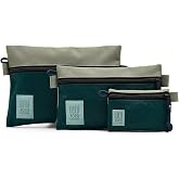 Topo Designs, Unisex, Accessory Bag Bundle, Oil Green/Dark Pine, One Size