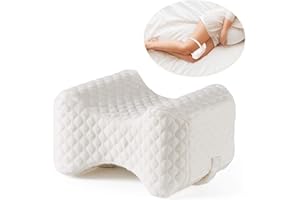 Xcellent Global Memory Foam Knee Pillow for Side Sleepers, Hip Leg Pillows for Sleeping with Washable Cover, Spacer Cushion f