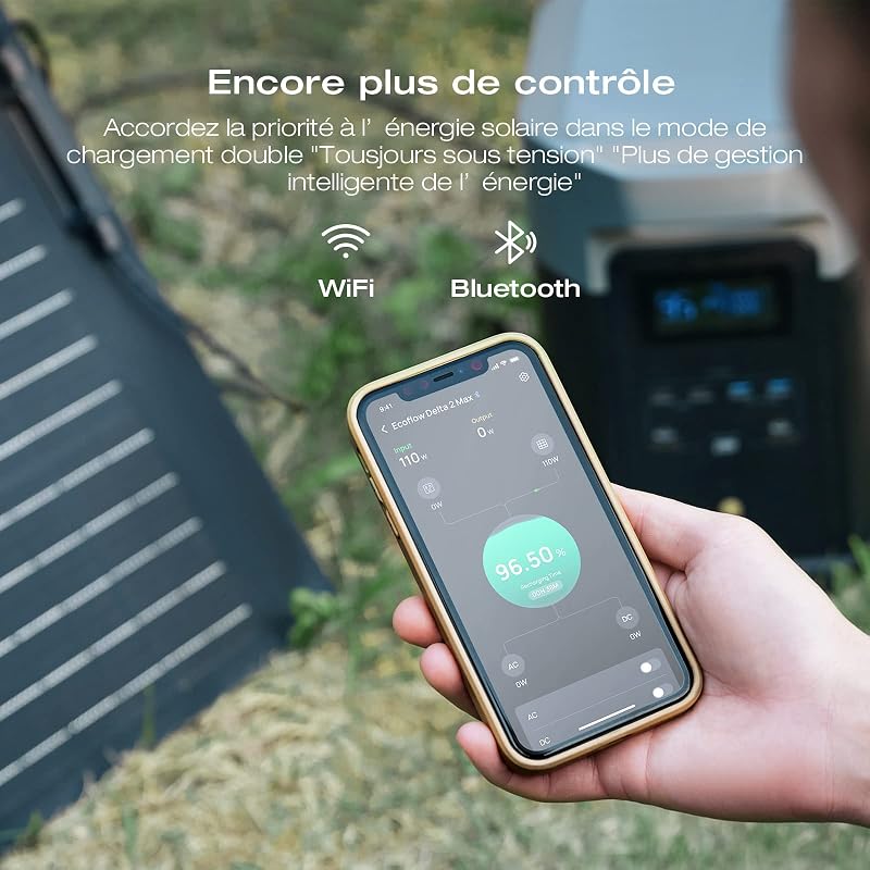 Station électrique portable EcoFlow DELTA 2 Max 2048Wh, recharge rapide