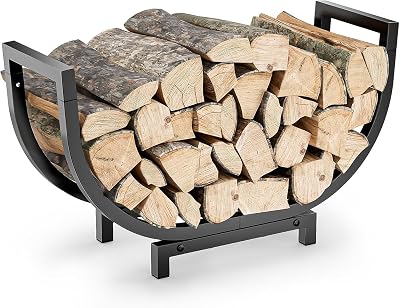 Mutool Heavy Duty Firewood Rack, Large Capacity Indoor Outdoor Log Holder