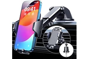 VANMASS Car Phone Holder 2025 Ultimate Military-Grade Phone Holder for Your Car Windshield Dashboard【Newest Best Strongest】 Cell Phone Car Mount with Patent & Safety Certs for iPhone Samsung Android
