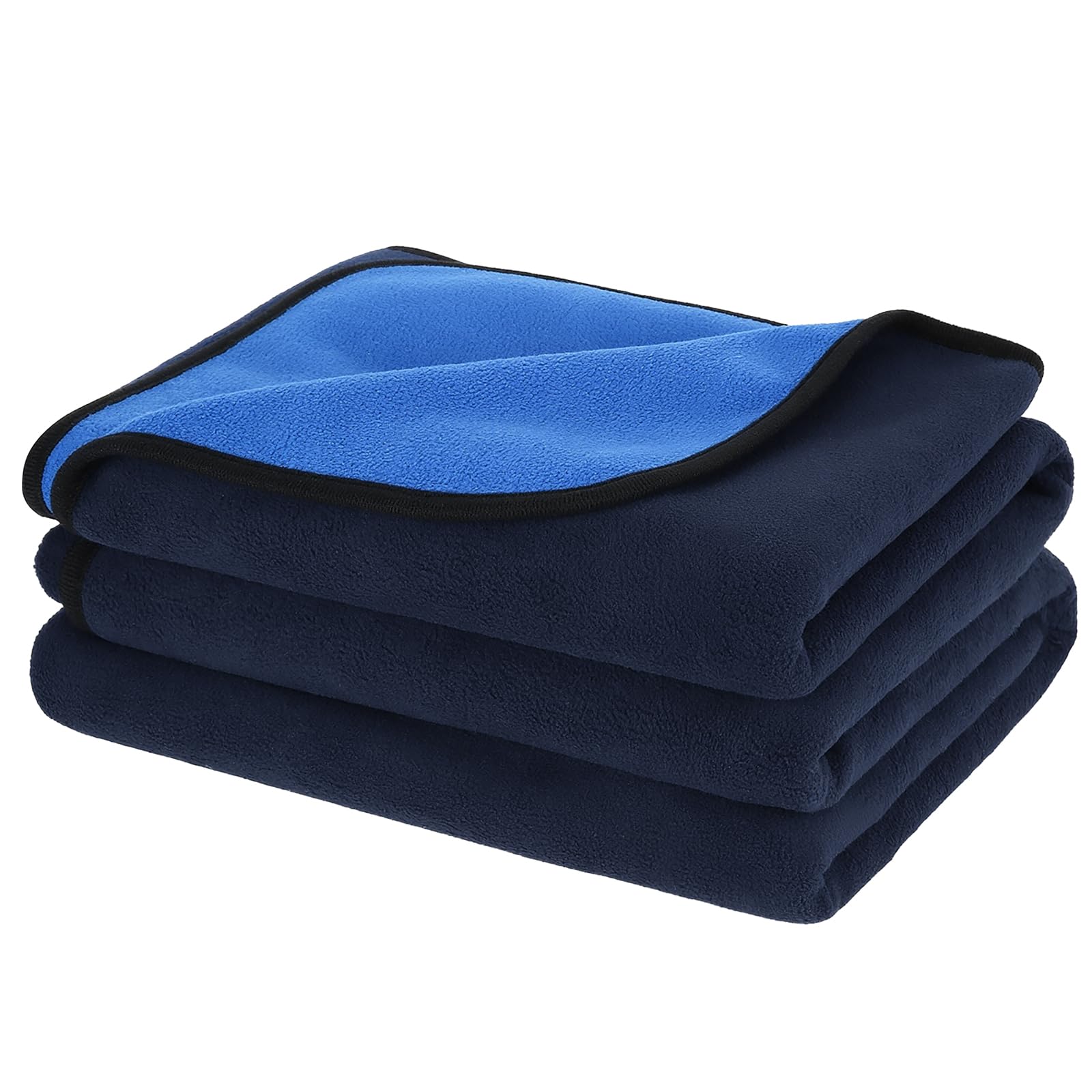 PETTOM Dog Blanket Waterproof Washable Reversible Polar Fleece Pet Throw Dog Blankets for Medium Large Dogs, Protects Sofa Bed, Fluffy Soft Plush Throws 152 x 127 cm (60 x 50 in)