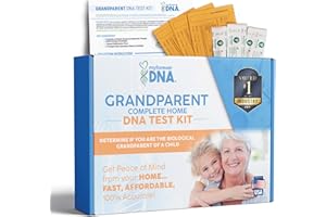 My Forever DNA Grandparent Test Kit - Tests Up to 46 DNA Markers for Accurate Results, Includes All Lab Fees & Shipping, Confidential & Easy to Use DNA Test Kit