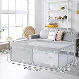 BEJOY Baby Playpen 180cm Grey Durable Safe Space for Babies & Toddlers view 2