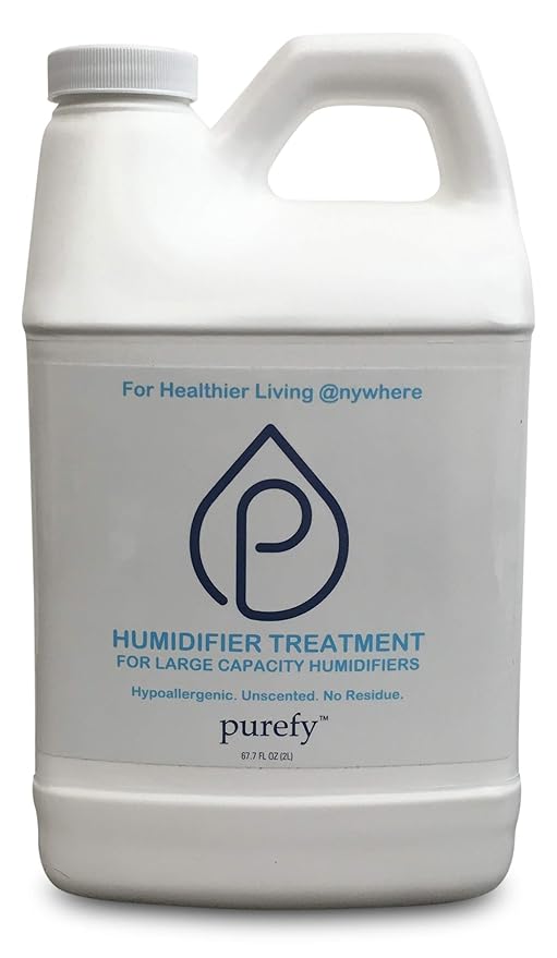 PUREFY Humidifier Treatment Large Capacity (68 oz) for Large (6L, 1.5 Gallons or