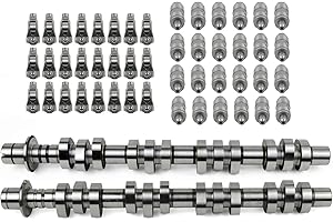 WEONEFIT L&R Camshaft+Hydraulic Tappet+Rocker Arm Set Replacement for Ford F150 F250 F350 Mustang Expedition Explorer, Mercury Mountaineer, Lincoln Mark Navigator 4.6L 5.4L 2005-2014 OE# 5L1Z6250AA 5L1Z6250BB