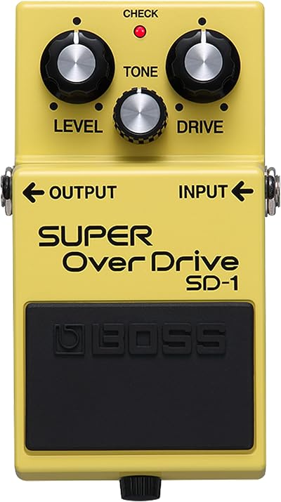BOSS SD-1 Super Overdrive Pedal Compact Gain Original Tone