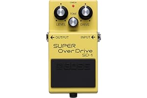 BOSS SD-1 SUPER Overdrive | Compact Overdrive Pedal | Genre-Defining Sound & Feel | Unique Clipping Circuitry Produces Tube-L
