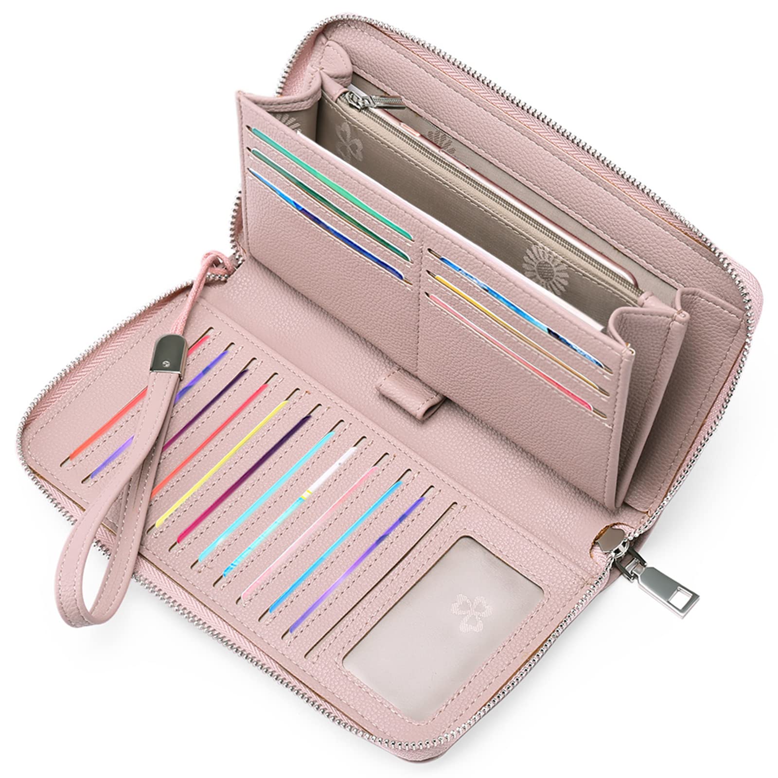 GAEKEAO Leather Purses for Women, Large Capacity Ladies Purse, RFID Purses for Women with Multiple Card Slots and Roomy Compartment