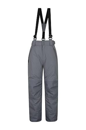 Mountain Warehouse Falcon Extreme Skihose für Kinder - Winterhose, Schneehose, wasserfeste Kinderhose, Schneegamaschen, Siche