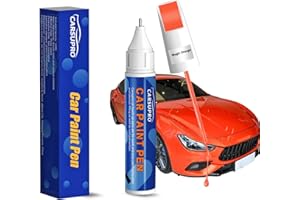 CARSUPRO Yellow Touch Up Paint for Cars,Car Paint Touch Up Pen for Deep Scratches,Car Scratch Repair Pen Auto Scratch Remover for Easy to Use and Fix(Magic Orange)