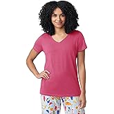 HUE Women's Summer Vacation Pajama Separates, Soft, Whimsical Print Pjs with Tropical Beach Themes, Flip Flops, Cocktails