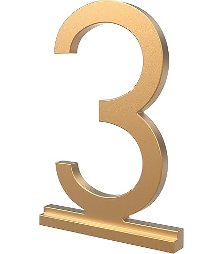 Franklin Brass Derby Numéros De Maison Modernes En Métal « 9