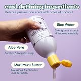 Nature Spell Curly Hair Shampoo Sulfate Paraben Salt Free Hydration Vegan 300ml view 4