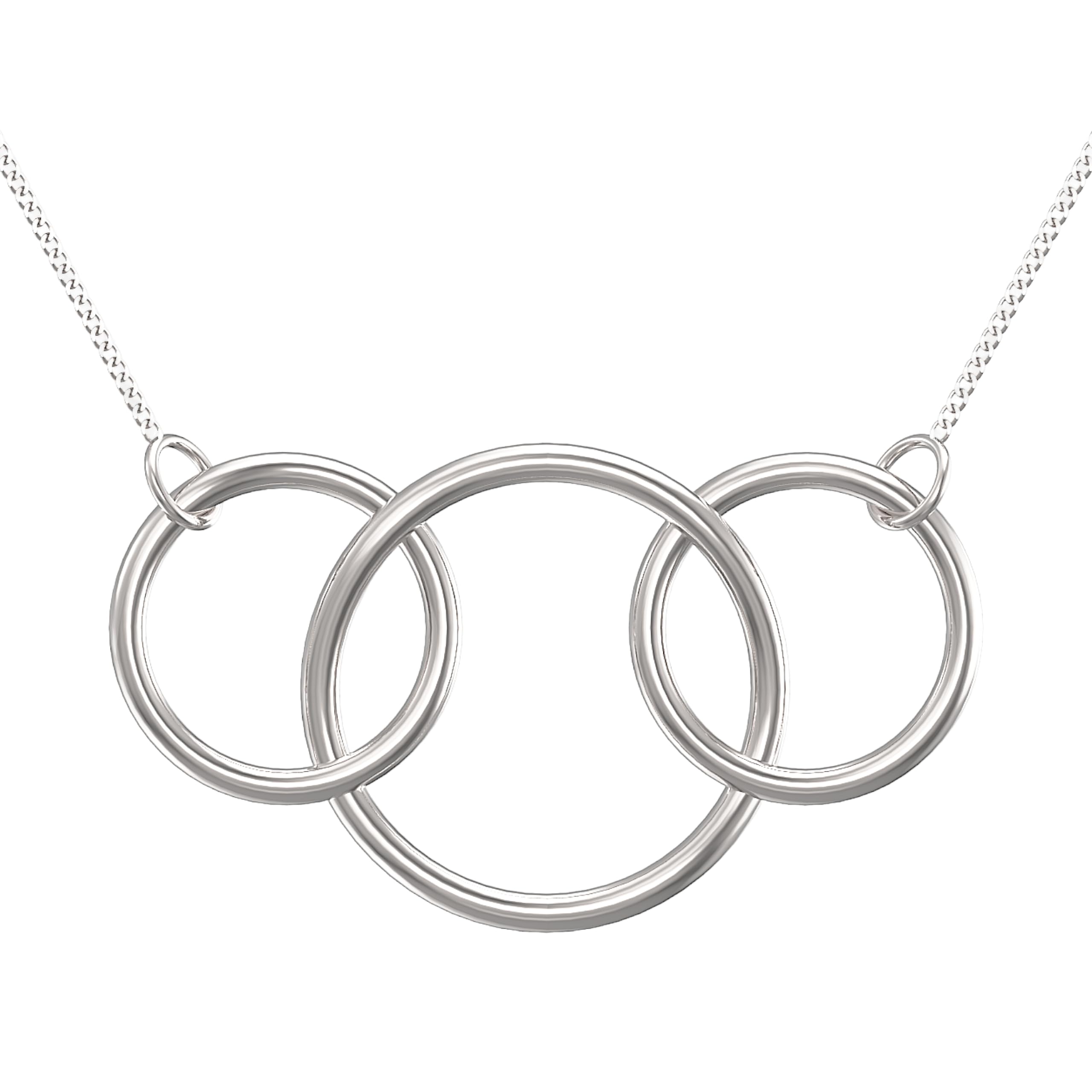 Aeon 30th Birthday Necklace - 925 Sterling Silver | Adjustable 16-18 Inch Silver Necklace | Polishing Cloth | Decade Infinity Ring