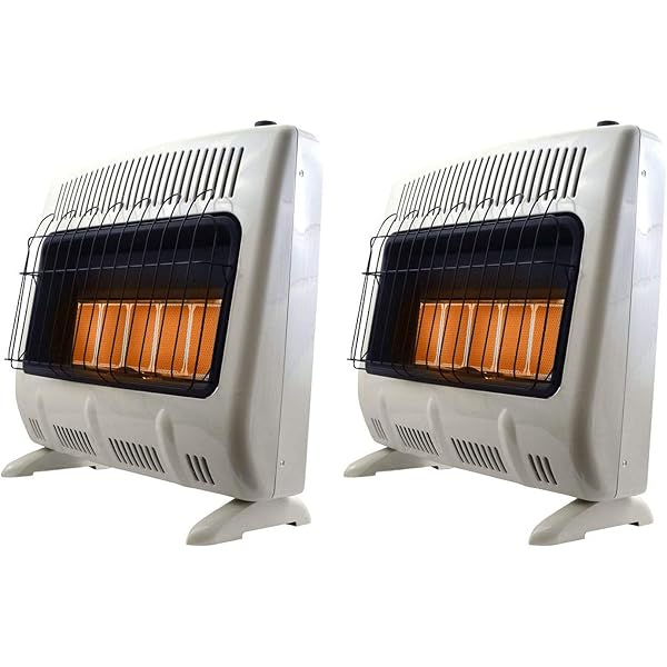 Amazon.com: Mr. Heater Corporation F299830 Vent-Free 30,000 BTU Radiant  Propane Heater, Heats Up to 500 SqFt Indoor Outdoor w/Battery Powered  Ignition (2 Pack) : Patio, Lawn u0026 Garden