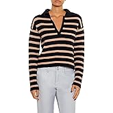 Forever 21 Womens Striped Rib-Knit Sweater