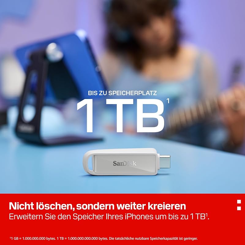 Phone Drive USB Type-C FLash-Laufwerk 1 TB, bis zu 150 MB/s Lesen