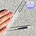 Bona Fide Beauty Genuine Czech Glass Nail Files - Manicure & Pedicure Sets - Glass Nail Files for Gentle Nail Care