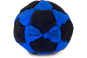 DIRTBAG PT Pro 32 Panel Footbag, Flying Clipper Original Design, Steel Pellet Filled for Maximum Control Handsewn