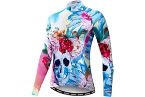 WEIMOSTAR Women's Cycling Jersey Long Sleeve Bike Jacket Biking Shirt Bicycle Clothing