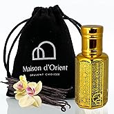 Intense Vanilla Perfume Oil 12 mL – Oriental Vanilla with Saffron Coffee and Madagascar Vanilla. Alcohol Free Long Lasting Unisex Oil, Compliment Magnet