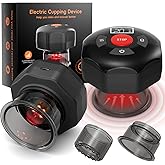 cotsoco Original 5-in-1 Cupping Kit for Massage Therapy, 20 Suction Levels & 12 Heat Settings for Muscle Relaxation and Tension, with Red Light & Heat Function, Gifts for Women, Men - 1 Pcs