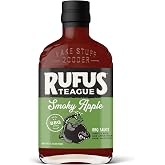 Rufus Teague Smoky Apple BBQ Sauce, Non-GMO, Gluten-Free, 15.25 oz, 1-Pack | Premium Barbecue Sauces, Award-Winning Flavor, Pantry Staple, Perfect for Sharing, For Any Occasion, Cookout Ready