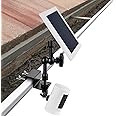 2-in-1 Gutter Mount for Ring Solar Panel, Stick Up Cam Battery, Spotlight Cam and Spotlight Cam Plus/Pro(Battery), Perfect Angle to Get Adequate Sunlight for Your Ring Solar Panel - Black