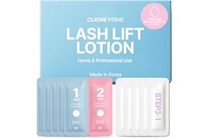 CLIONE PRIME Korean Lash Lift Lotion - Eyebrow Lamination Eyelash Perm Home & Professional Use Eyelash Lift Lash Perm Brow Lamination