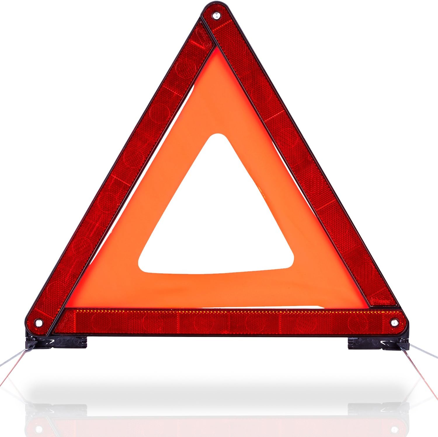 CARTO Warning Triangle for Cars - Europe Reflective Emergency Traffic Sign - European Car Hazard Vehicle Road Safety Breakdown Accident Reflector for Driving in EU