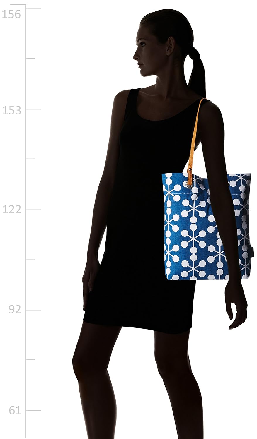 kanvas katha women's tote bag (navy blue) ()