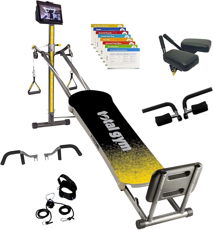 folding total gym