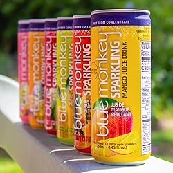 Blue Monkey Sparkling Mango Juice - Real Fruit