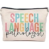 IWXYI SLP Gift,Speech Language Pathologist Bag,SLP Speech Language Pathologist Makeup Bag Zipper Pouch Travel Toiletry Gifts For Women Speech Language Pathologist