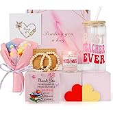 JOLYKAKI Teacher Appreciation Gifts for Women, Thank You, Chaos Coordinator Teacher Appreciation Week, Christmas Gifts for Teachers, 16oz Glass Cup