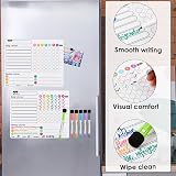 DODUOS 3 Magnetic Kids Chore Charts w/ 6 Markers Reusable Responsibility view 2